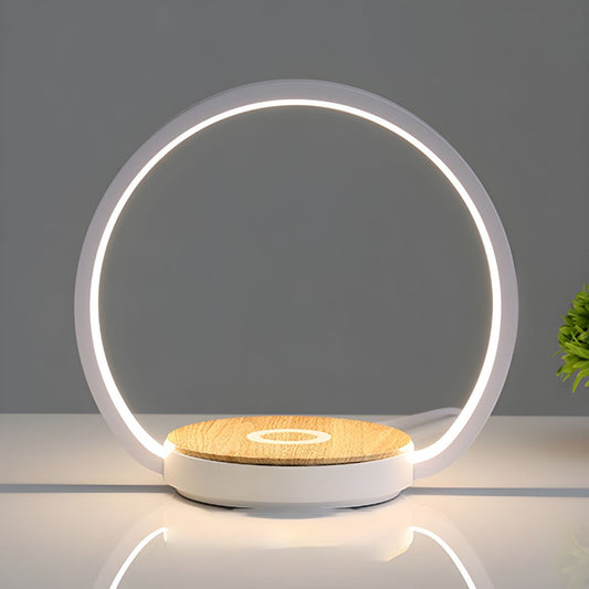 Table Lamp with Touch Dimming Round Metal Design | Ardune