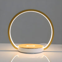 Table Lamp with Touch Dimming Round Metal Design | Ardune