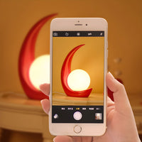 Table Lamp with White Glass Globe Modern Style | Veyron