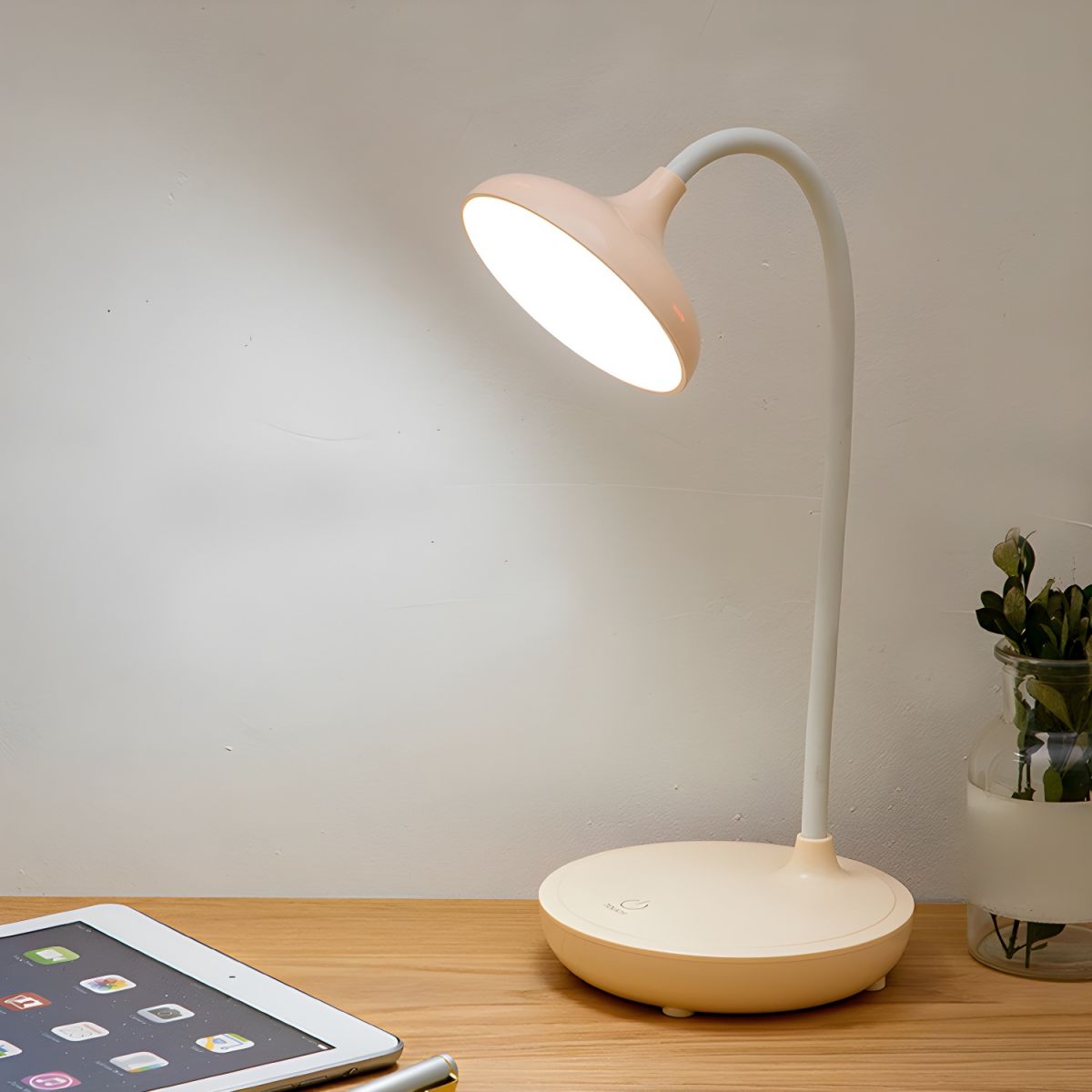 Table Lamp with touch control rechargeable LED modern | Alvion