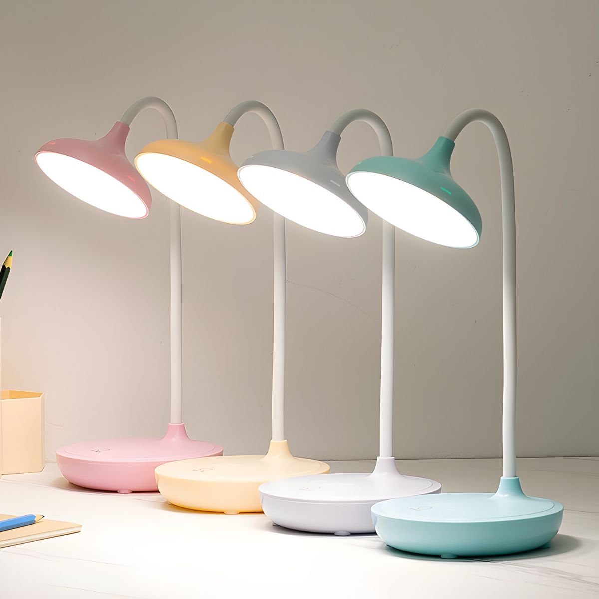 Table Lamp with touch control rechargeable LED modern | Alvion