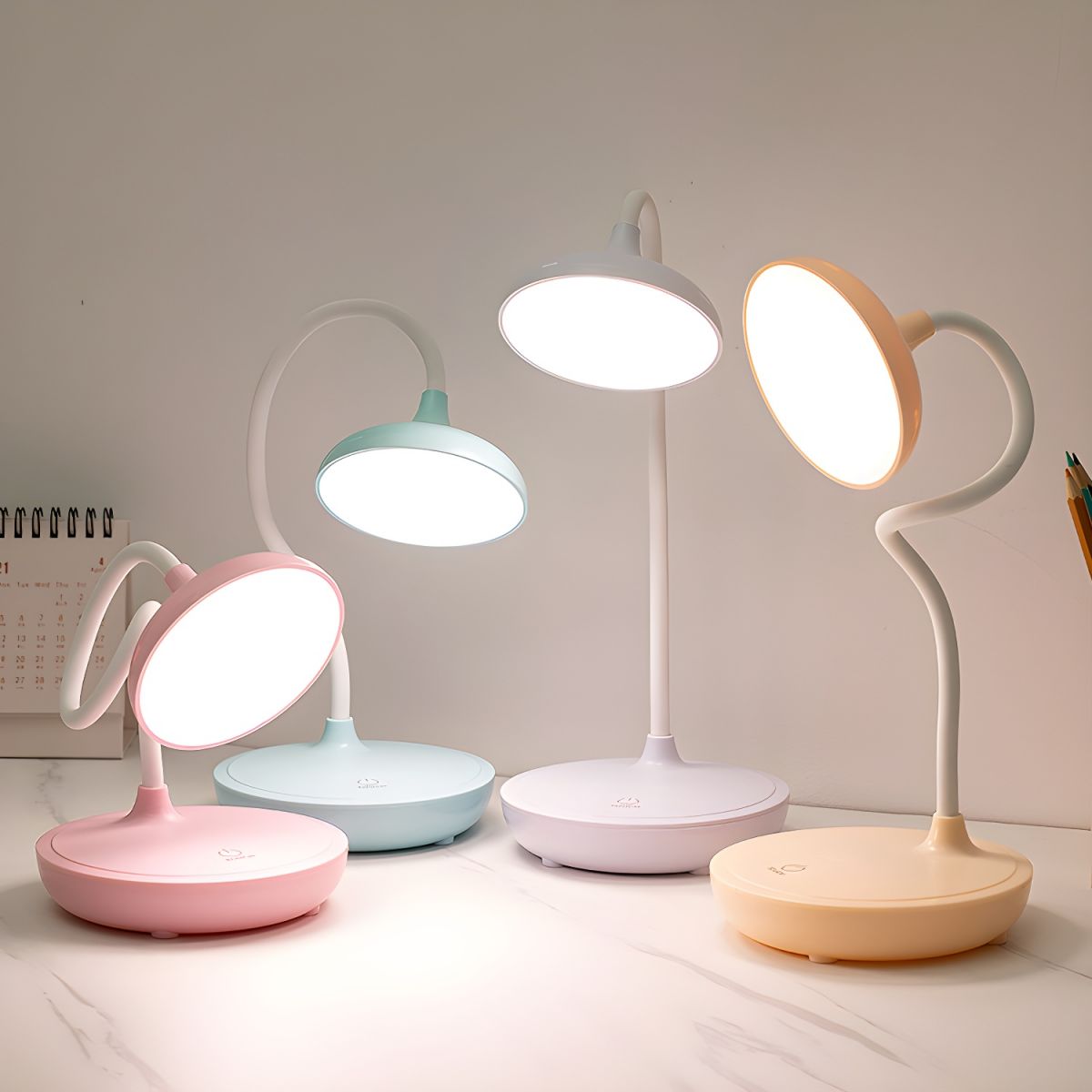 Table Lamp with touch control rechargeable LED modern | Alvion