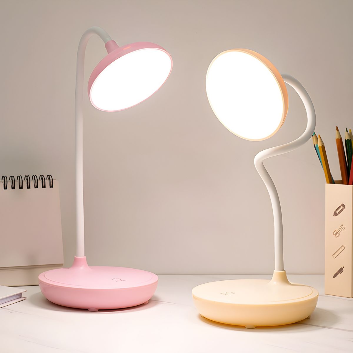 Table Lamp with touch control rechargeable LED modern | Alvion