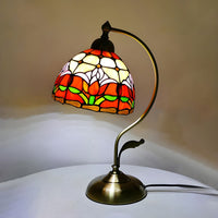 Table lamp with Tiffany glass dome classic style | Virelo