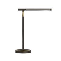 Table lamp with linear acrylic shade modern LED | Corvel