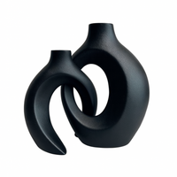 Vase Ceramic Intertwined Design for Modern Interiors | Zoreli
