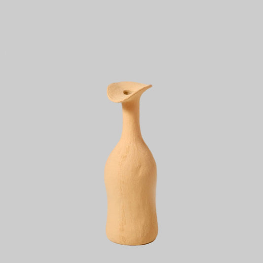 Vase Ceramic Japandi Bottle Handcrafted Design | Morandi