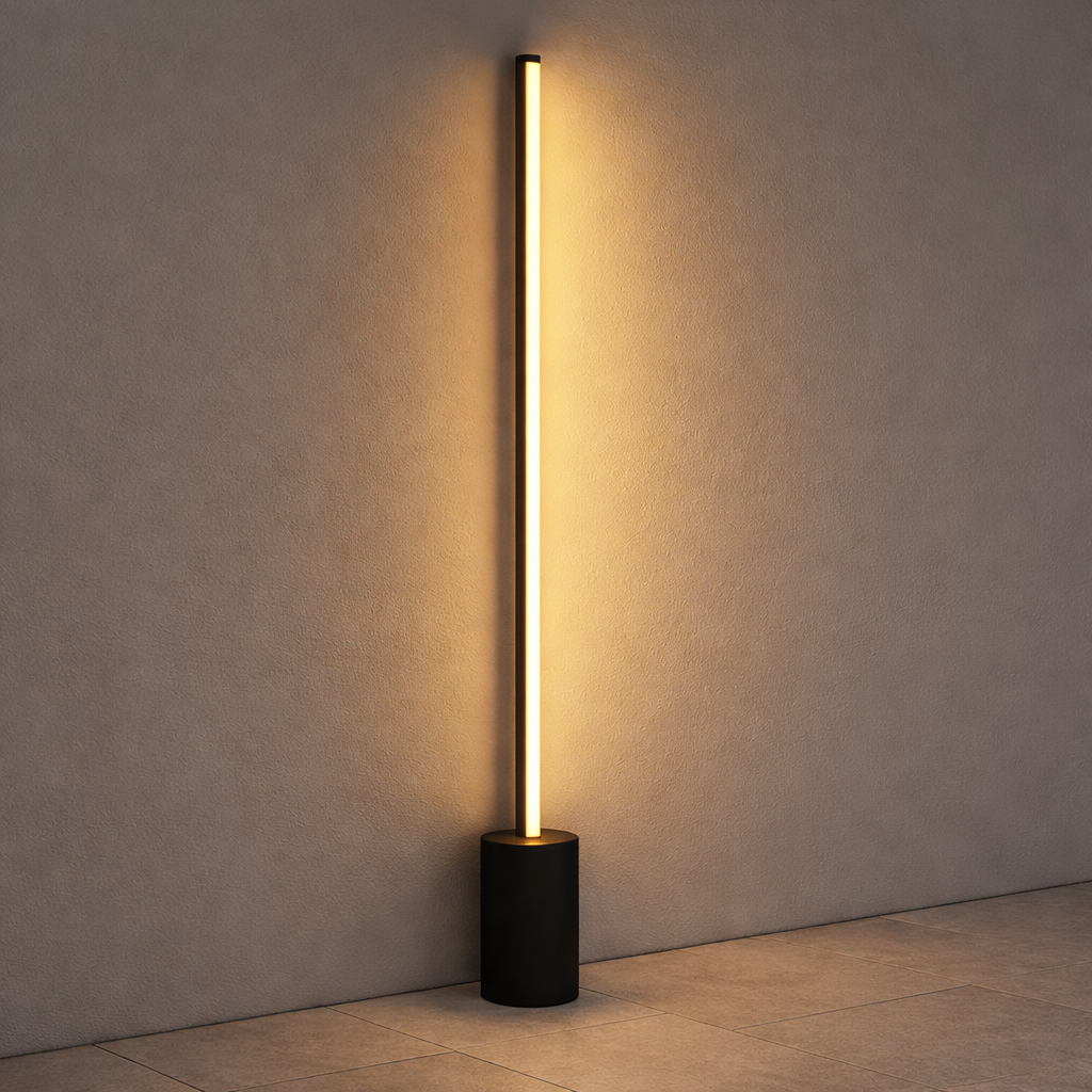 Vertical LED Lawn Light Stainless Steel Outdoor | Pathora