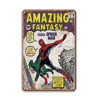 Wall Art Sign Retro Comic Hero Decor | Marvoro