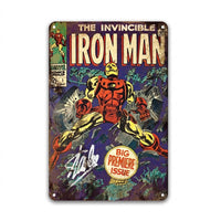 Wall Art Sign Retro Comic Hero Decor | Marvoro