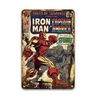 Wall Art Sign Retro Comic Hero Decor | Marvoro