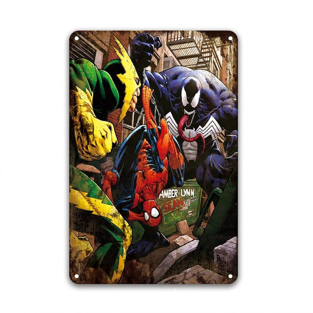 Wall Art Sign Retro Comic Hero Decor | Marvoro