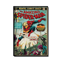 Wall Art Spider Man Retro Comic Canvas Print | Marvoro