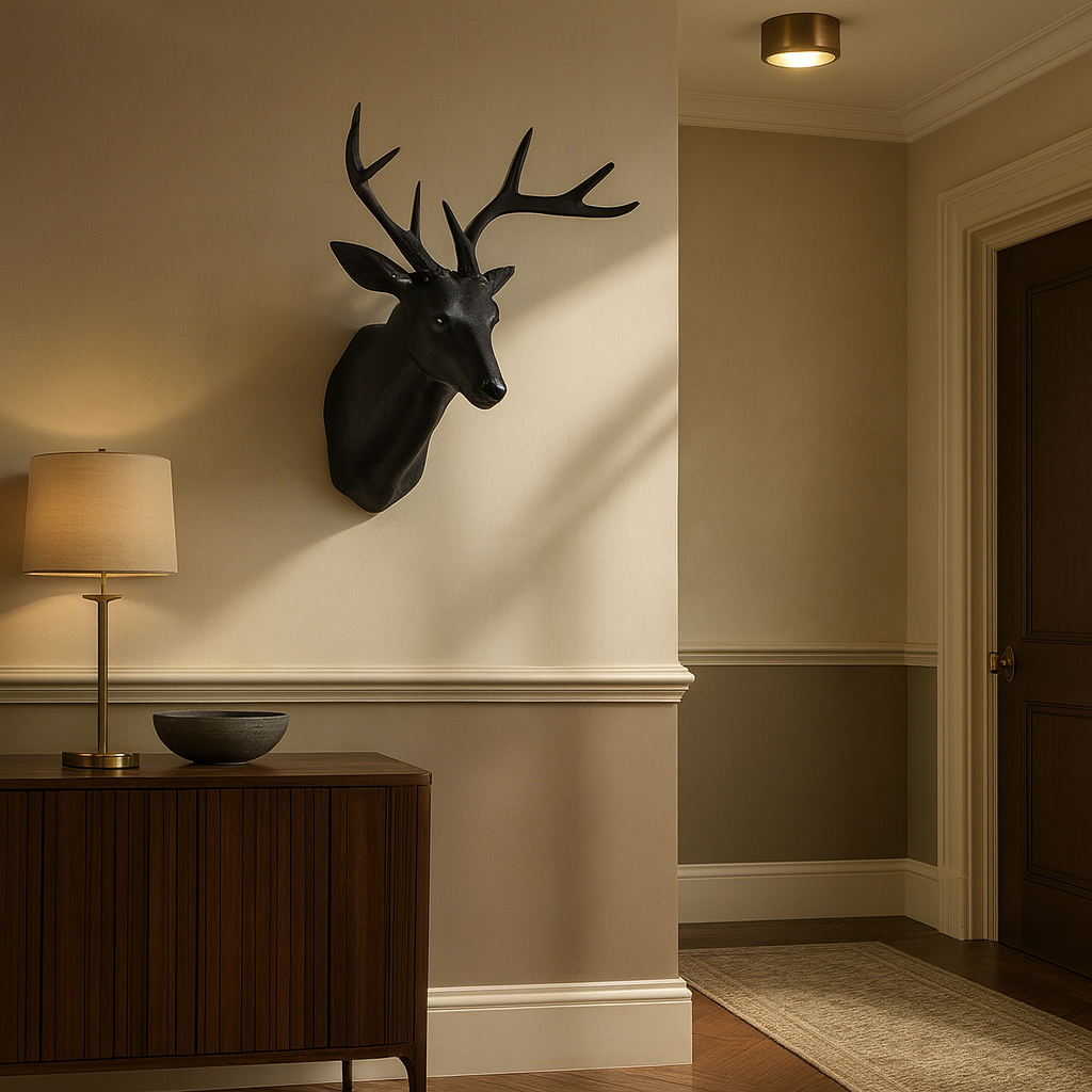 Wall Art Stag Head Nordic Style Sculpture | Serivo