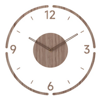 Wall Clock Acrylic and Wood Modern Design | Nockra