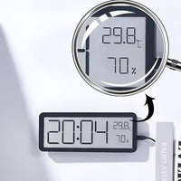 Wall Clock Digital LED with Temperature and Humidity | Ionera