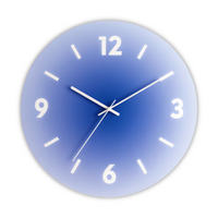 Wall Clock Glass Face Nordic Style | Sunelo