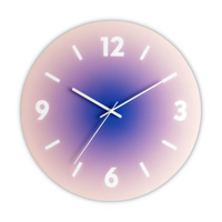 Wall Clock Glass Face Nordic Style | Sunelo