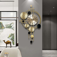 Wall Clock Metal Finish in Industrial Style | Nolira
