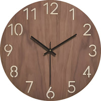Wall Clock Minimalist Wooden Design | Selivo
