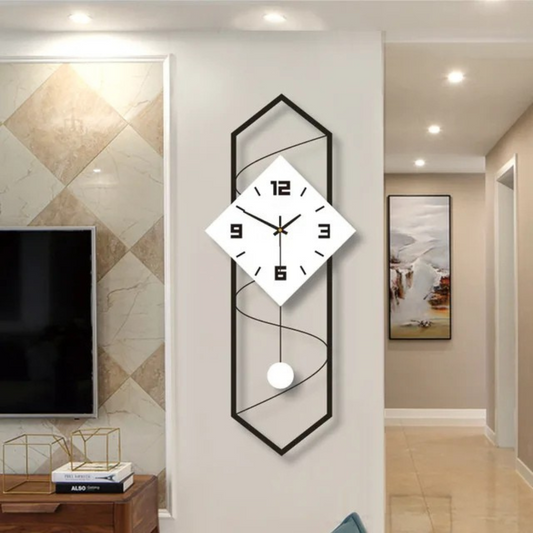 Wall Clock Nordic Minimalist Metal Design | Vetrano