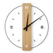Wall Clock Scandinavian Wooden Design Living Room | Rivora