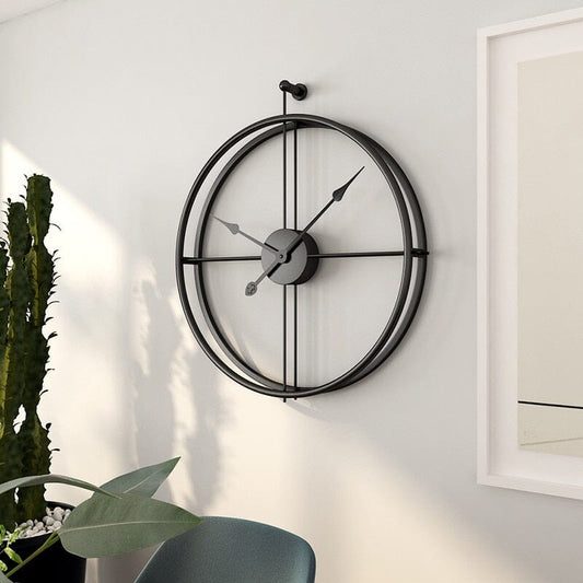 Wall Clock Silent Oversized Iron Frame | Forano