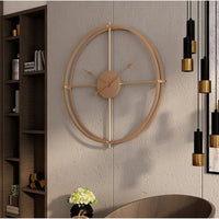 Wall Clock Silent Oversized Iron Frame | Forano