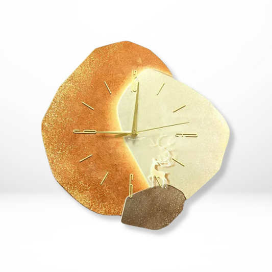 Wall Clock Silent Quartz with Backlight Modern Style | Lureva