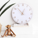 Wall Clock Wooden Finish Minimalist Style | Carmel
