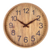 Wall Clock Wooden Finish Modern Living Room | Molivo