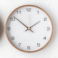 Wall Clock Wooden Nordic Design Silent Movement | Navira
