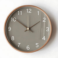 Wall Clock Wooden Nordic Design Silent Movement | Navira