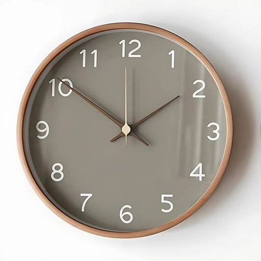 Wall Clock Wooden Nordic Design Silent Movement | Navira