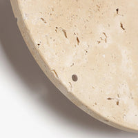 Wall Clock with Light Travertine Scandinavian Interior | Praviko
