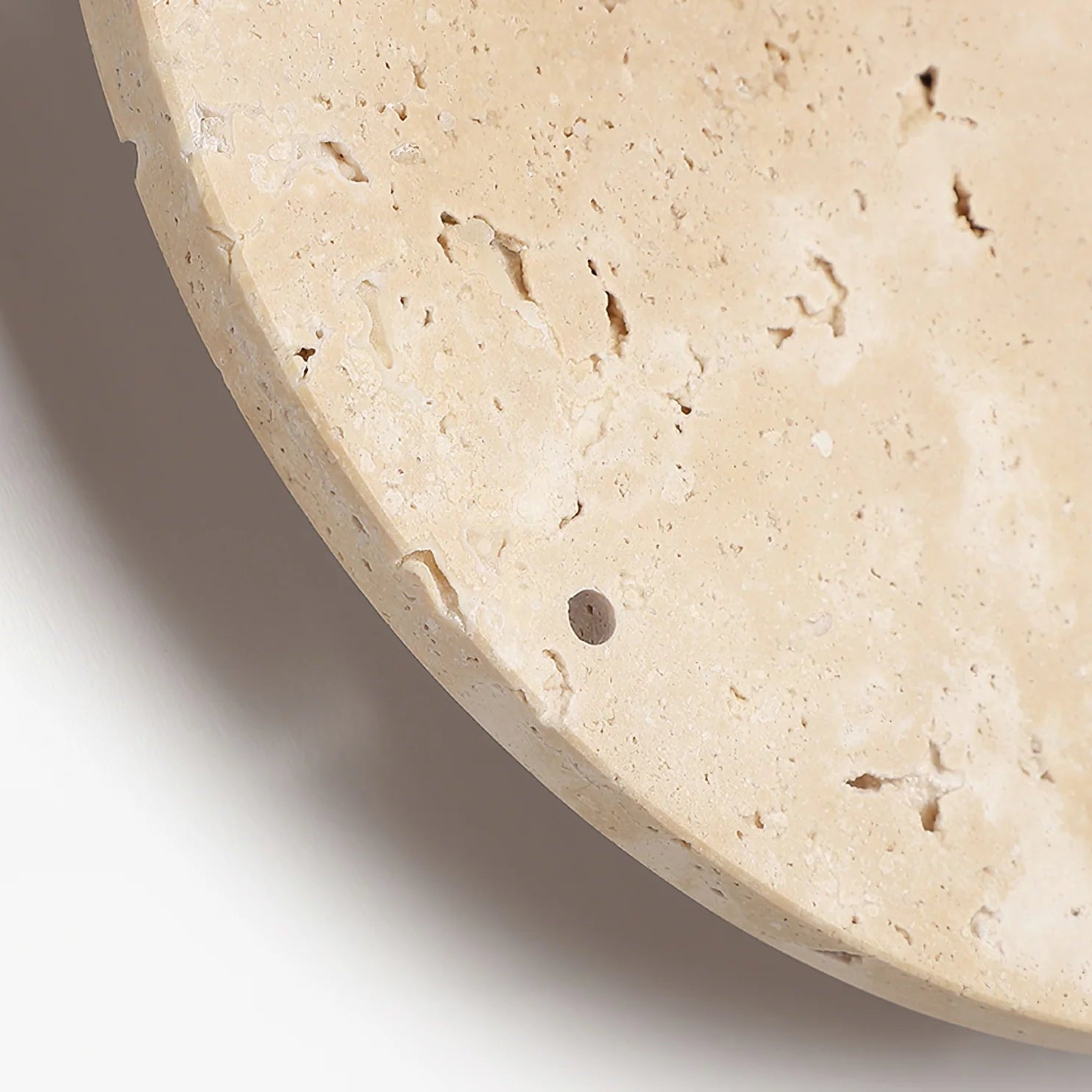 Wall Clock with Light Travertine Scandinavian Interior | Praviko