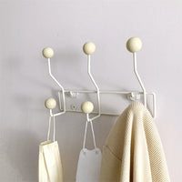 Wall Hook Rack Metal Base Mid Century Style | Dotino