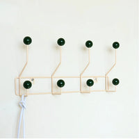 Wall Hook Rack Metal Base Mid Century Style | Dotino