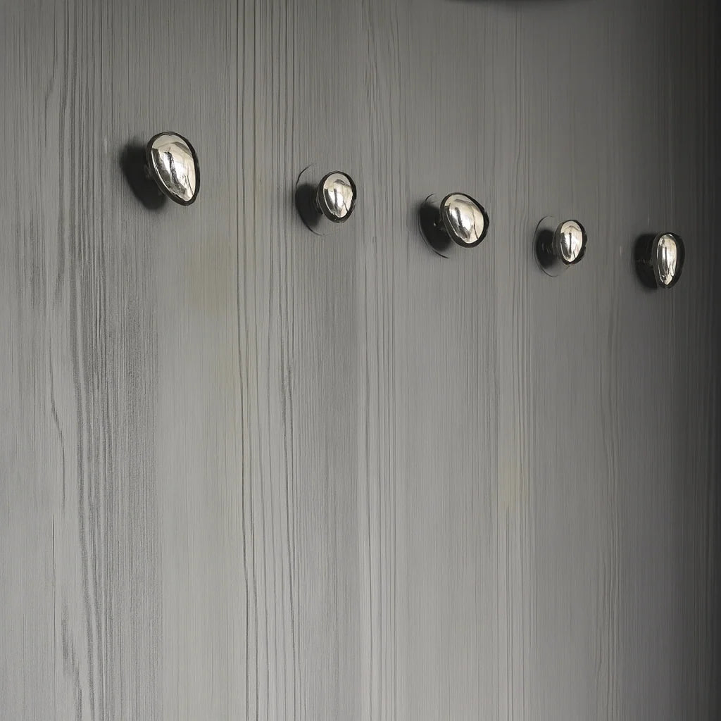 Wall Hooks Chrome Finish Minimalist Storage | Rainza