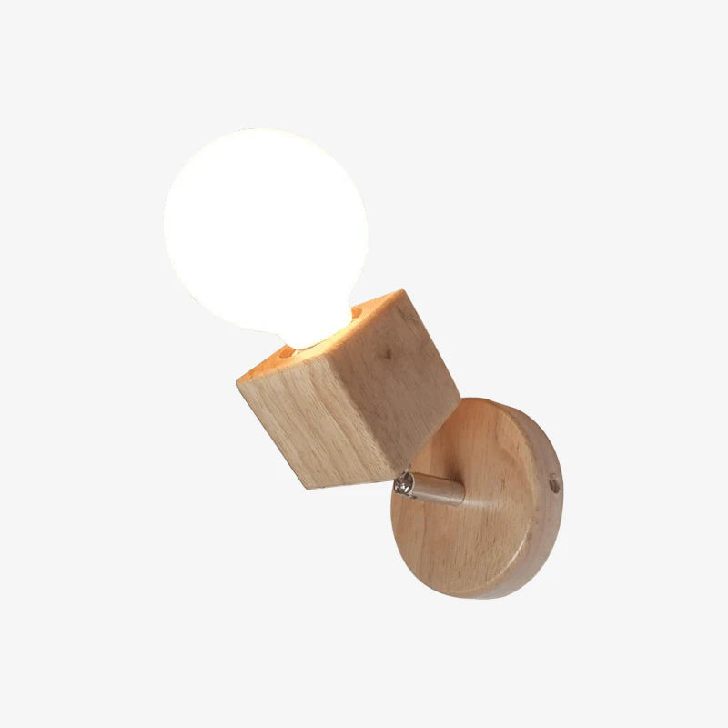 Wall Light Adjustable Oak Wood Scandinavian | Scandivo