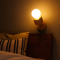 Wall Light Adjustable Oak Wood Scandinavian | Scandivo