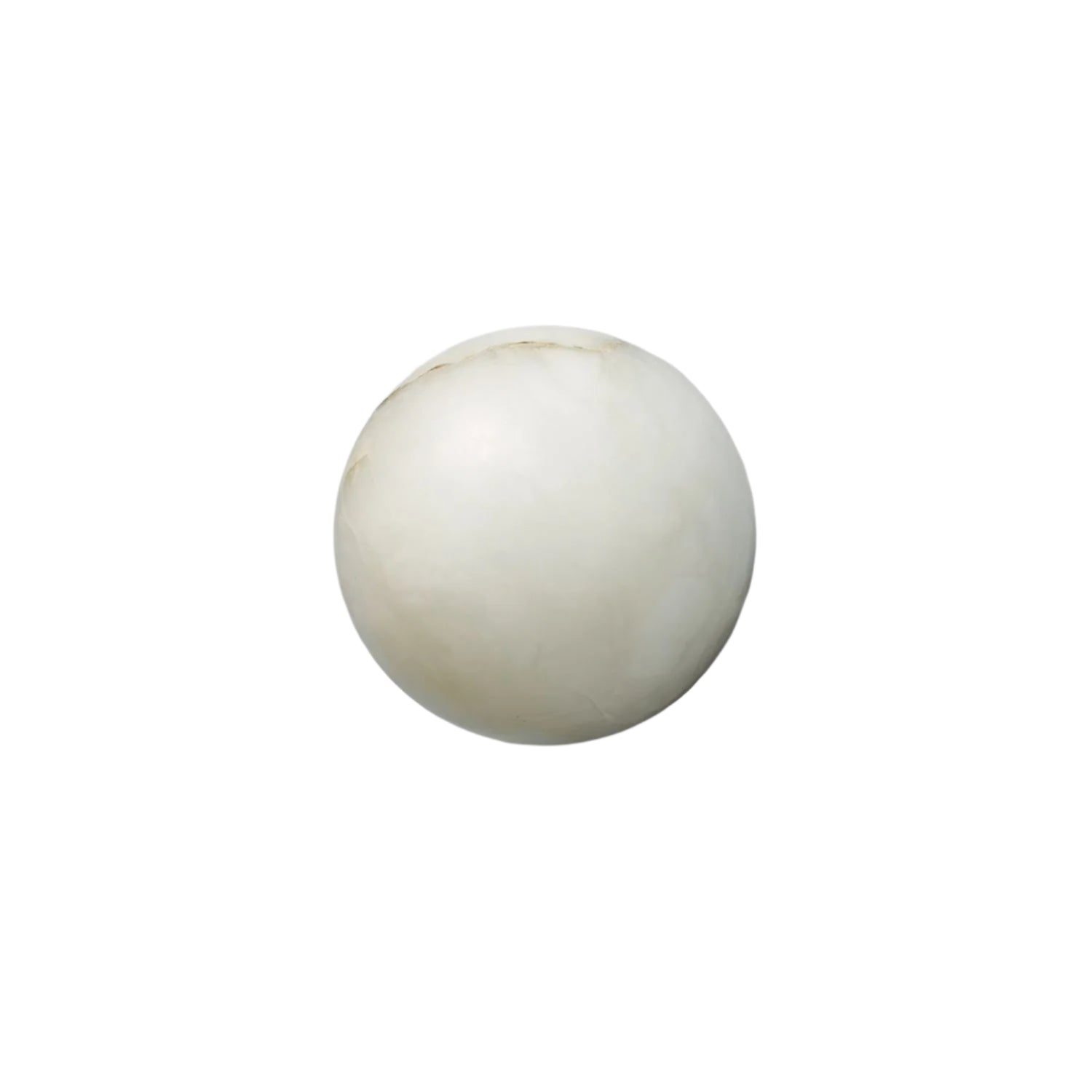Wall Light Alabaster Globe in Japandi Style | Elvuna
