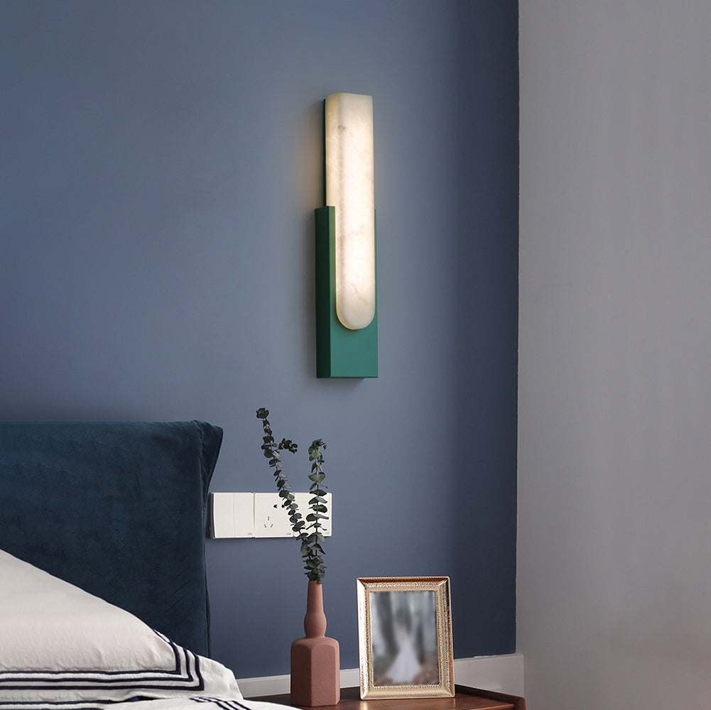 Wall Light Artificial Alabaster Minimalist Design | Vilmore