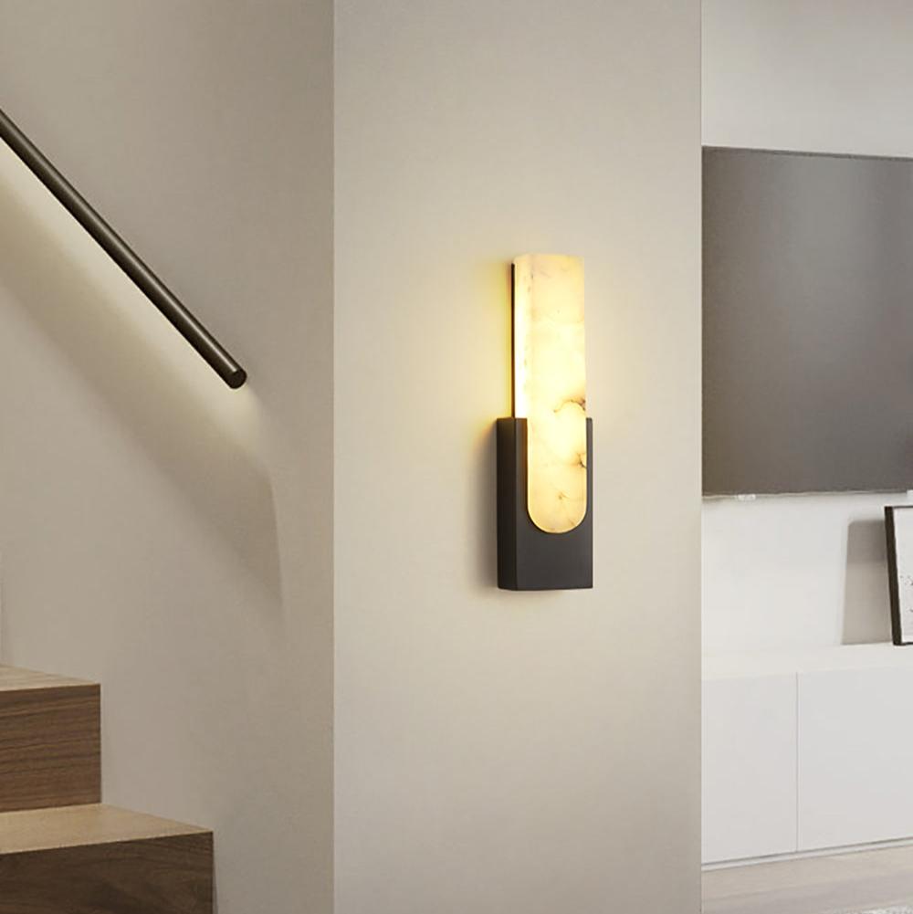 Wall Light Artificial Alabaster Minimalist Design | Vilmore