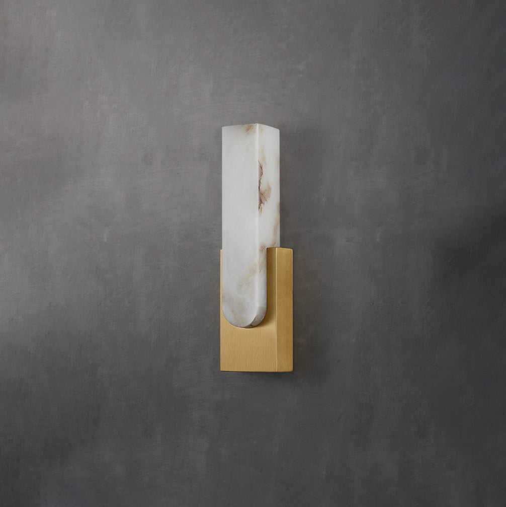 Wall Light Artificial Alabaster Minimalist Design | Vilmore