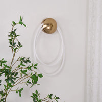 Wall Light Braided Silicone Rope Modern Interior | Rigelio