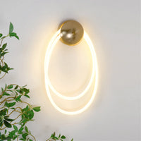 Wall Light Braided Silicone Rope Modern Interior | Rigelio