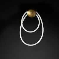Wall Light Braided Silicone Rope Modern Interior | Rigelio