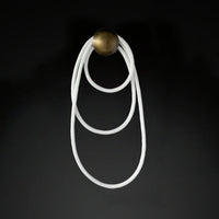 Wall Light Braided Silicone Rope Modern Interior | Rigelio