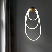 Wall Light Braided Silicone Rope Modern Interior | Rigelio